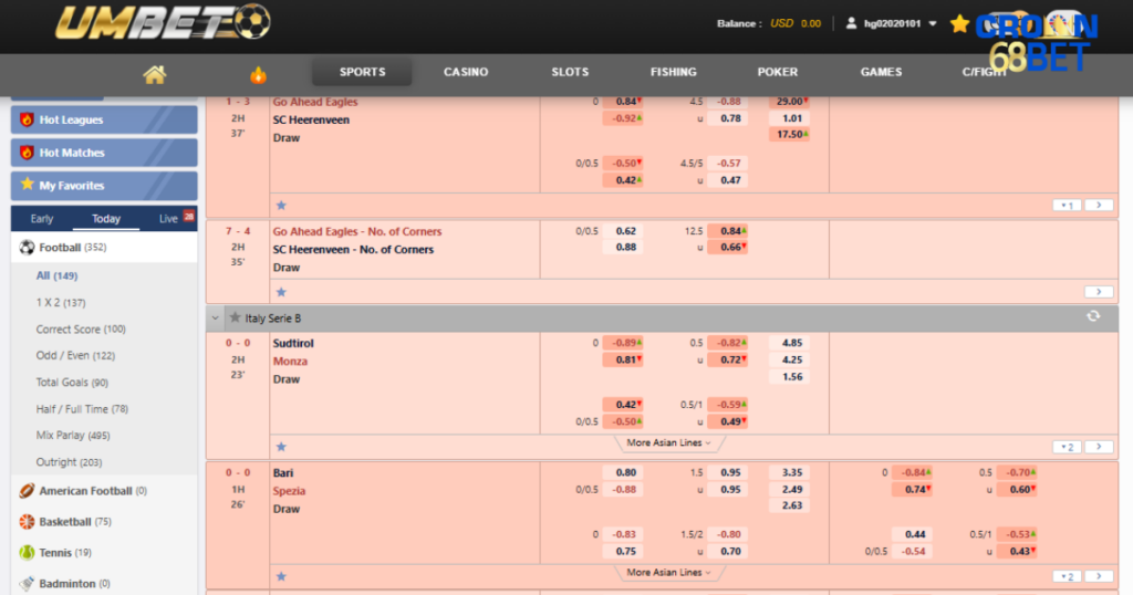 cá cược thể thao