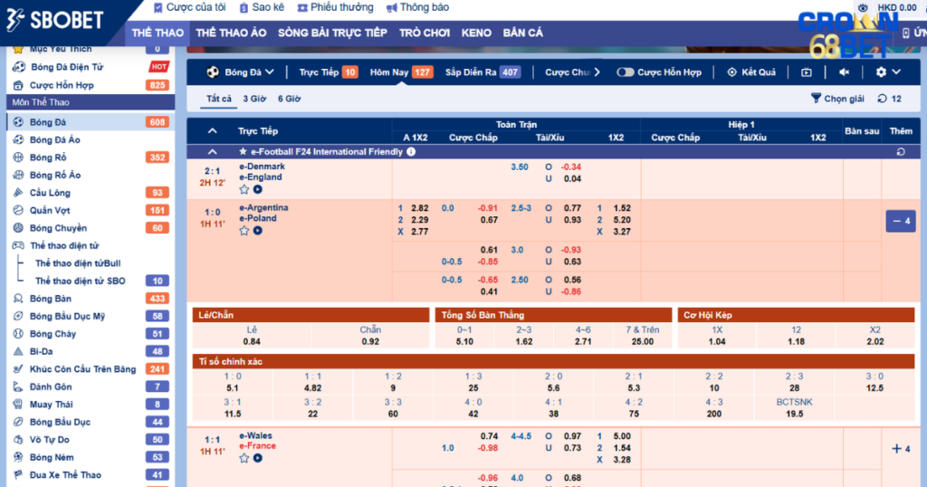 cá cược thể thao