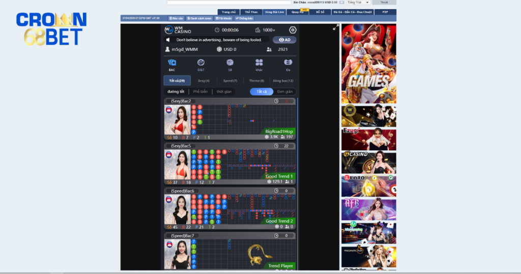 Live casino