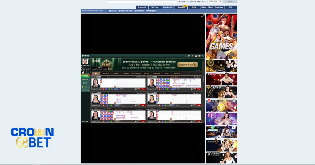 Live casino