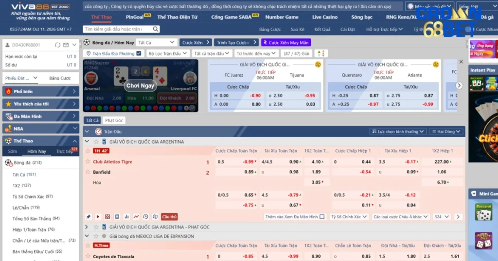 hạn mức tín dụng, hạn mức tín dụng Sbobet, mạng Viva88 hạn mức cao, thầu lớn cá cược, nâng max bet trả sau